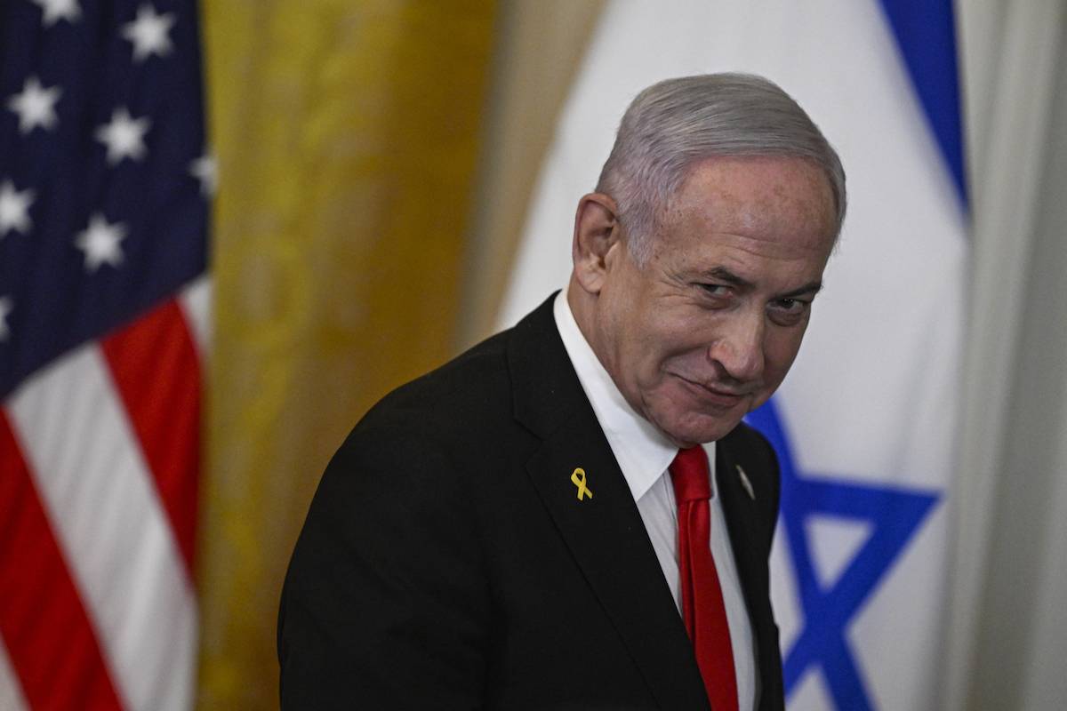 AA 20250205 36957730 36957697 DONALD TRUMP BENJAMIN NETANYAHU JOINT PRESS CONFERENCE IN WASHINGTON D
