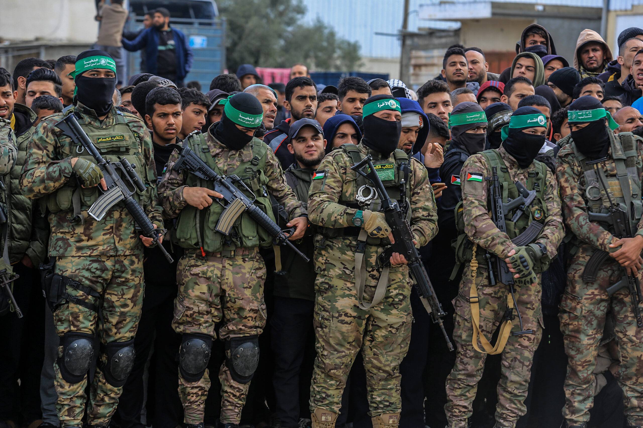 AA 20250208 36993520 36993516 5TH ROUND OF PRISONERHOSTAGE SWAP BETWEEN HAMAS AND ISRAEL scaled