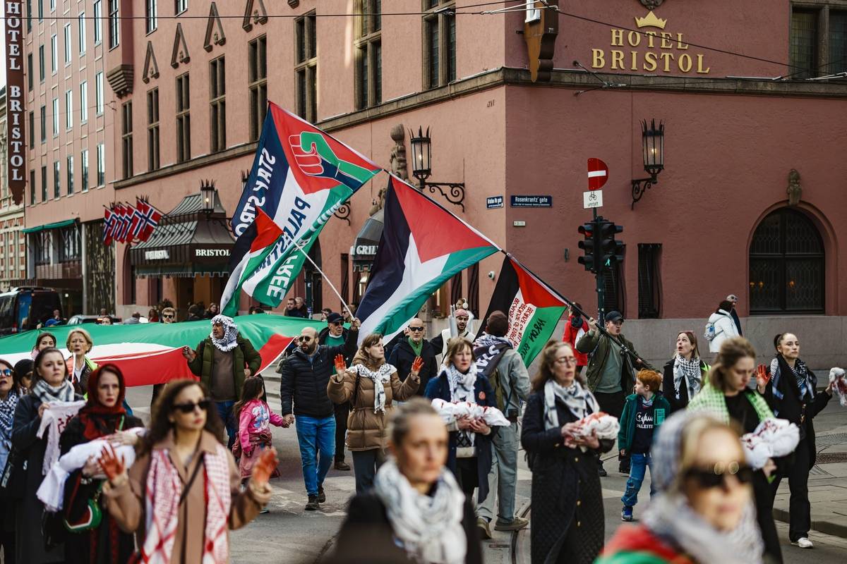AA 20250320 37404516 37404511 PROPALESTINIAN DEMONSTRATION IN OSLO