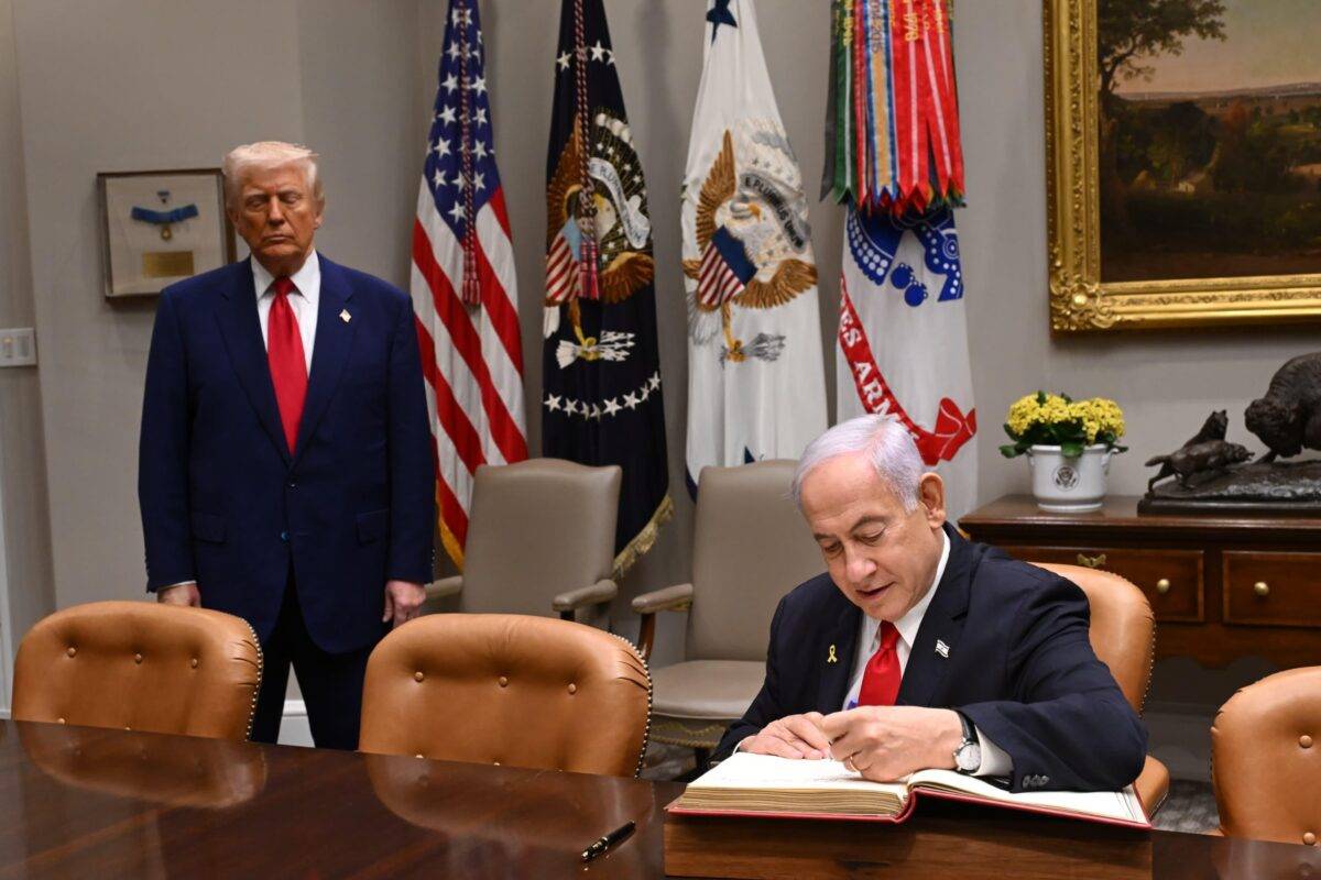 AA 20250407 37562186 37562184 DONALD TRUMP BENJAMIN NETANYAHU MEETING IN WASHINGTON DC e174471543629