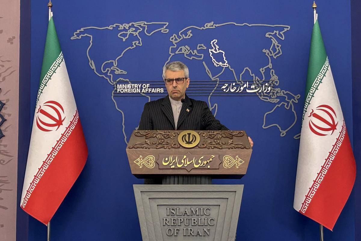 AA 20250414 37632423 37632421 IRANIAN FOREIGN MINISTRY SPOKESPERSON ISMAIL BEKAI