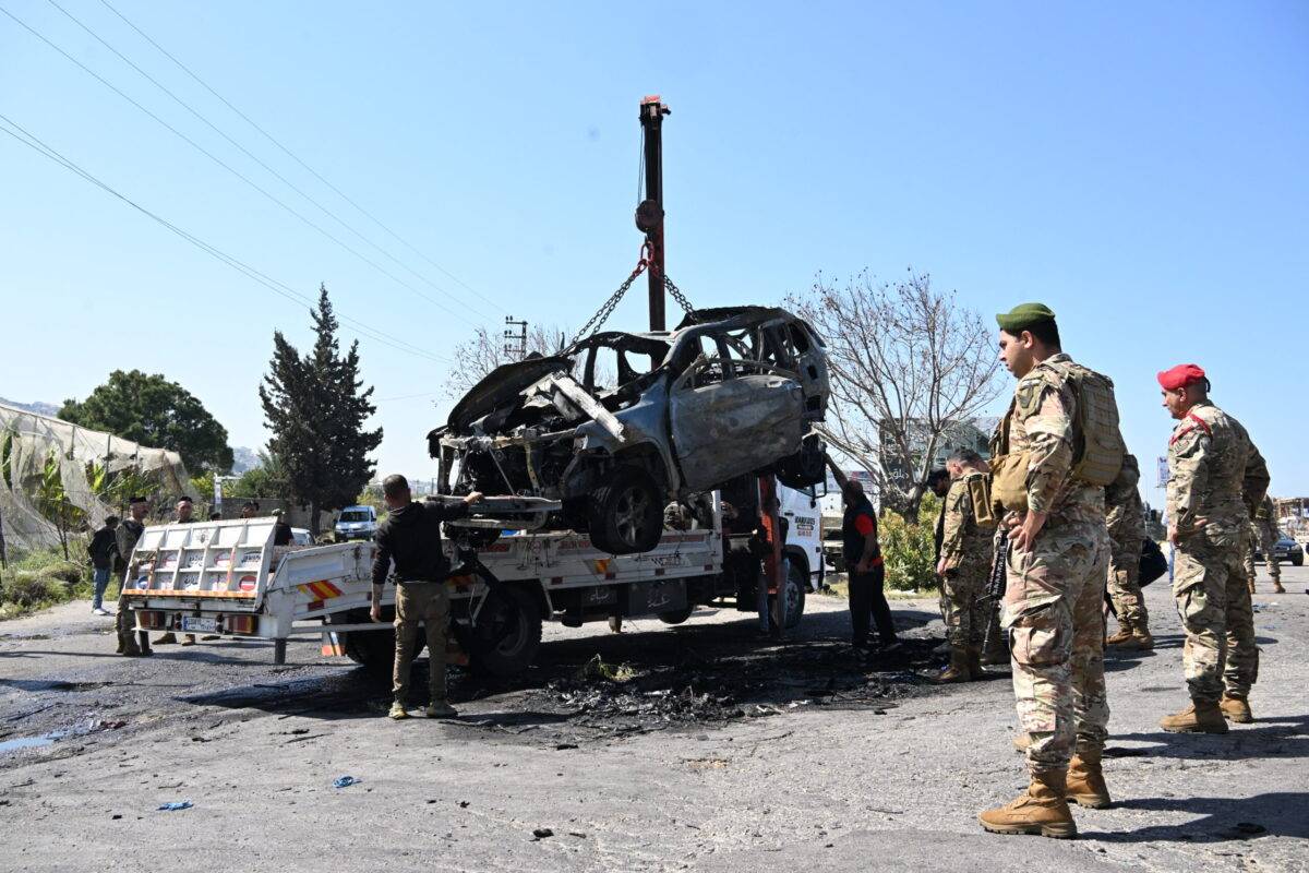 AA 20250418 37670623 37670622 1 KILLED IN AN ISRAELI ATTACK TARGETING A VEHICLE IN SOUTHERN LEBANON