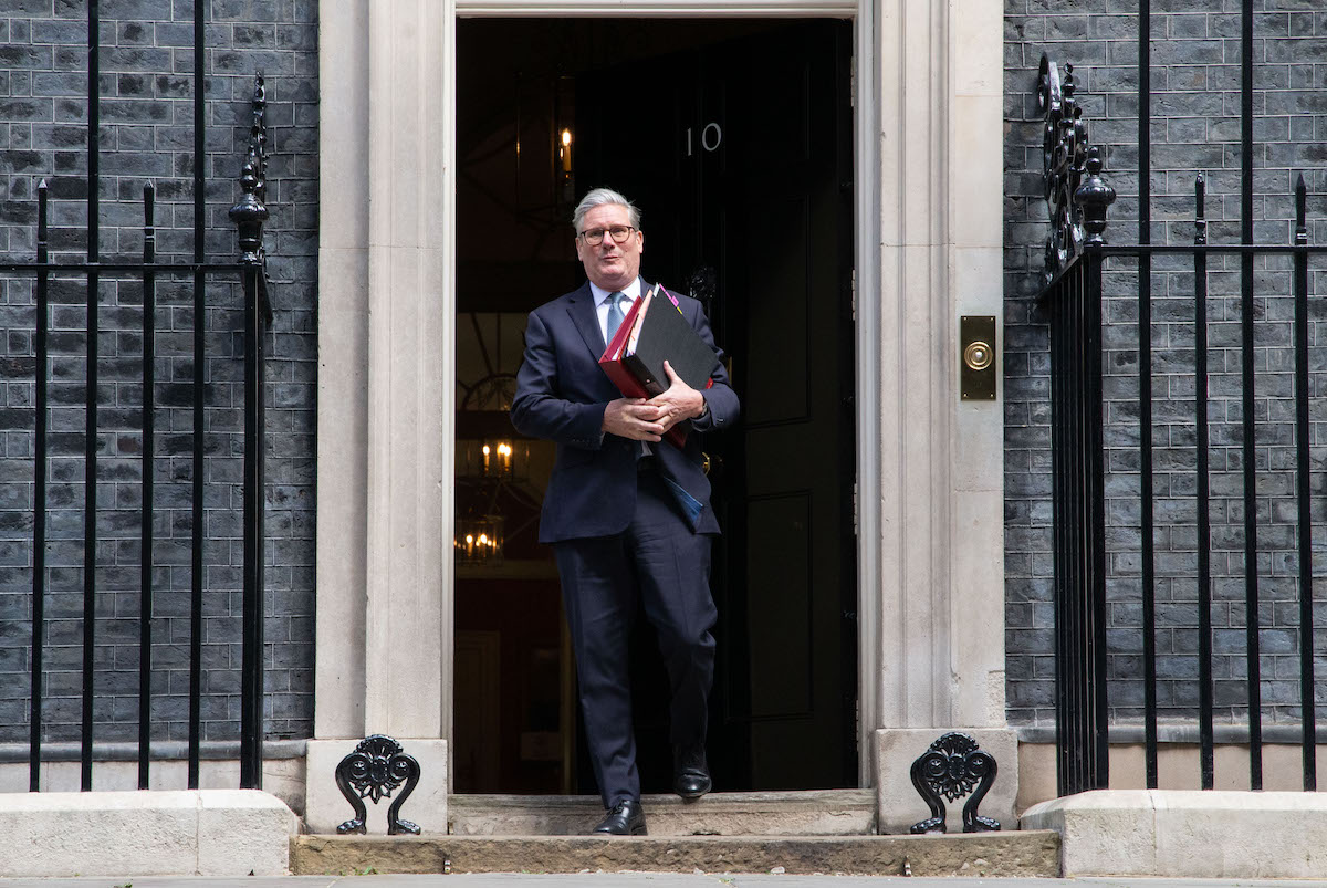 AA 20250507 37873397 37873392 KEIR STARMER LEAVES NUMBER 10 FOR PMQS