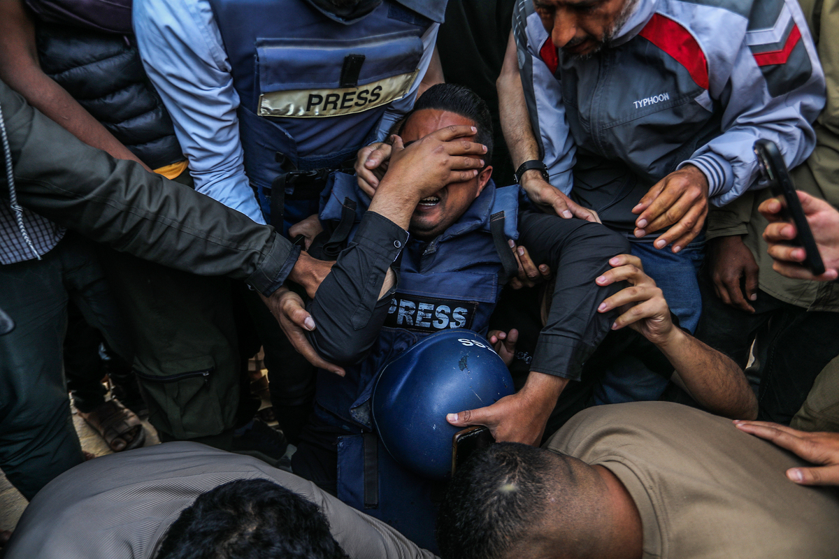 AA 20250513 37932331 37932318 PALESTINIAN JOURNALIST KILLED IN ISRAELI ATTACK ON KHAN YUNIS
