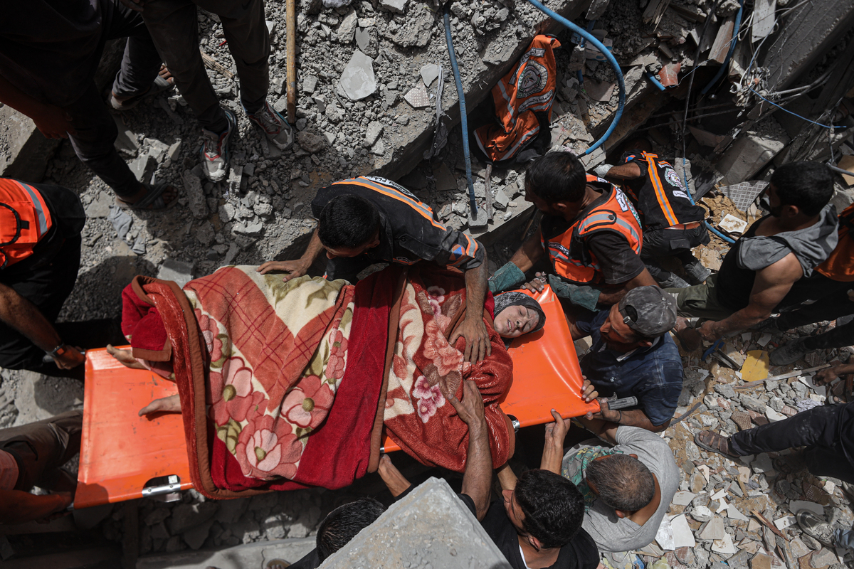 AA 20250517 37988567 37988544 ISRAELI ATTACKS ON GAZA CONTINUE 1
