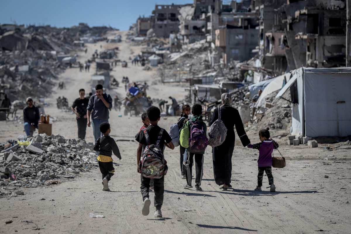 AA 20250521 38033952 38033934 ISRAELI ARMY FORCES PALESTINIANS TO FLEE NORTHERN GAZA 1 1