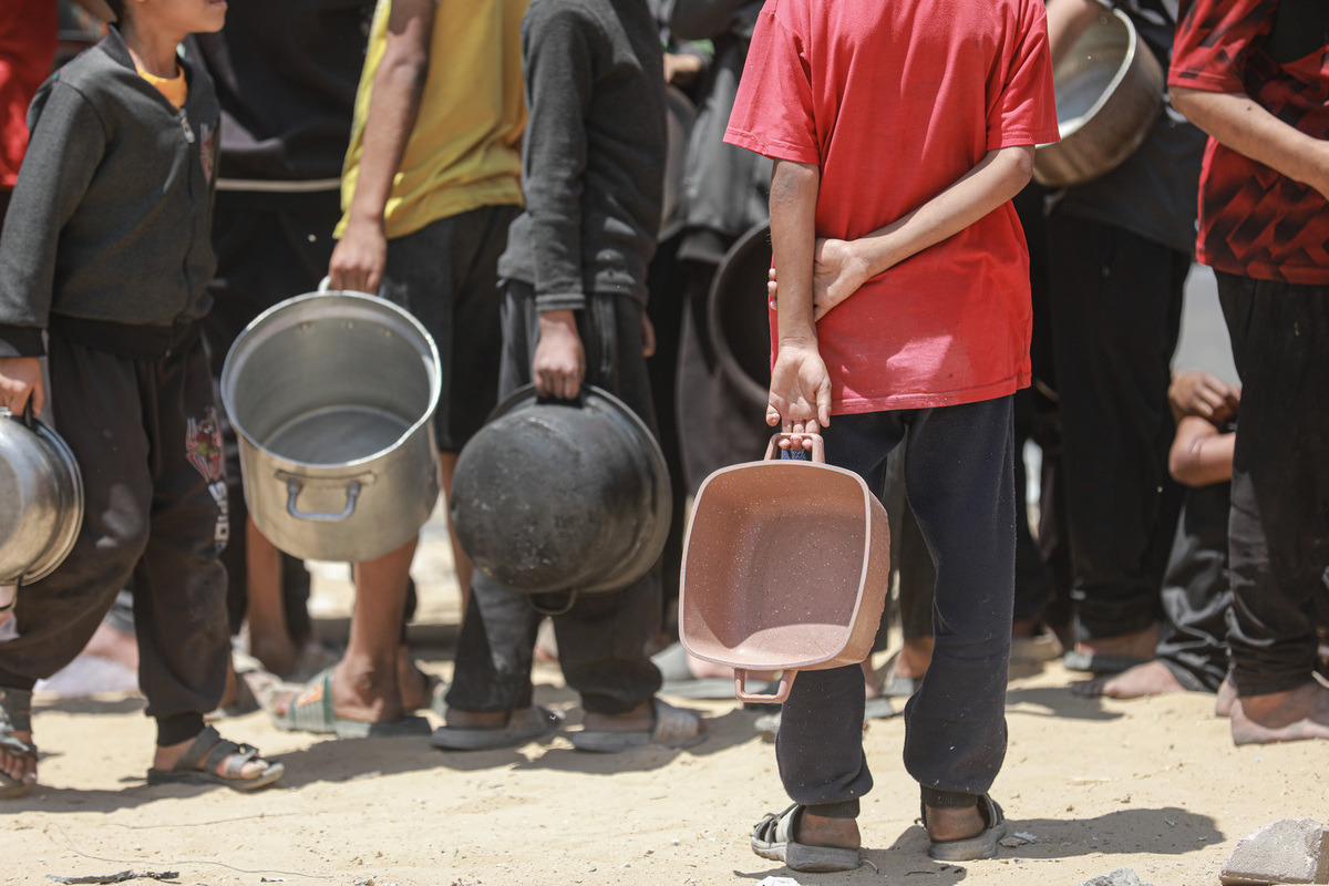 AA 20250523 38056790 38056779 CHARITABLE ORGANIZATIONS DISTRIBUTE FOOD TO GAZANS SUFFERING ISRAELI B