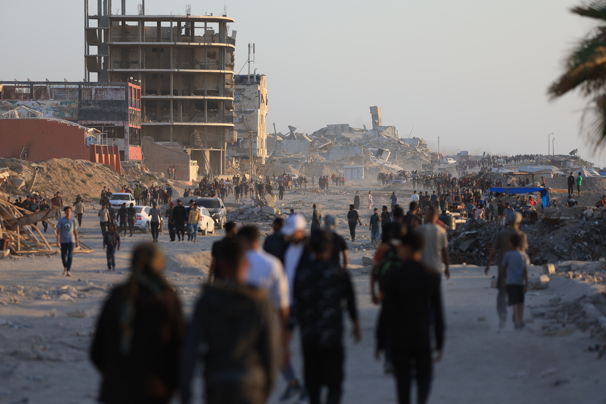 AA 20250530 38137177 38137160 MIGRATION AND THE STRUGGLE FOR SHELTER IN GAZA