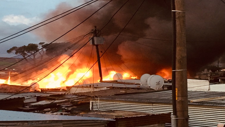 SABC News Shack fire Groundup